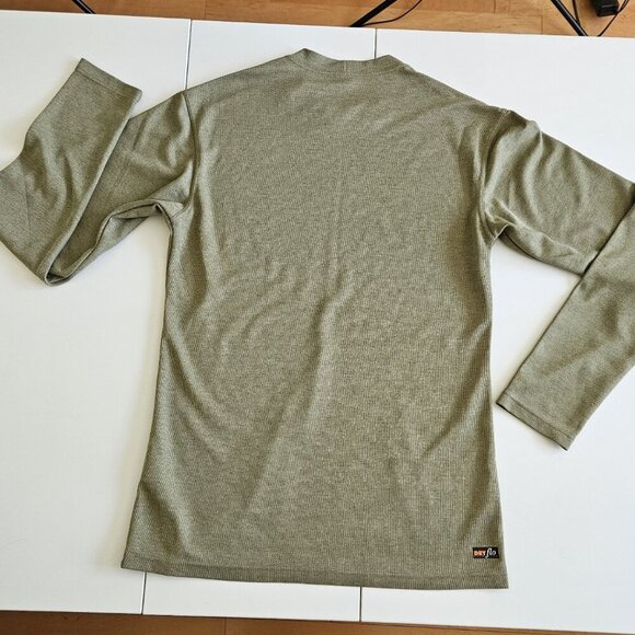 Lowe Alpine Baselayer LS T Shirt Mens S Khaki Green Outdoor DryFlo Hike Training - Picture 14 of 14